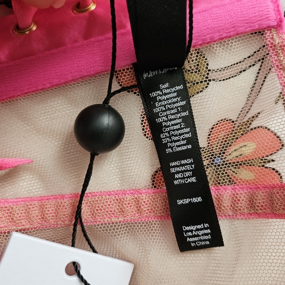 NWT For Love & Lemons Hibiscus Embroidery Bustier - Picture 7 of 7